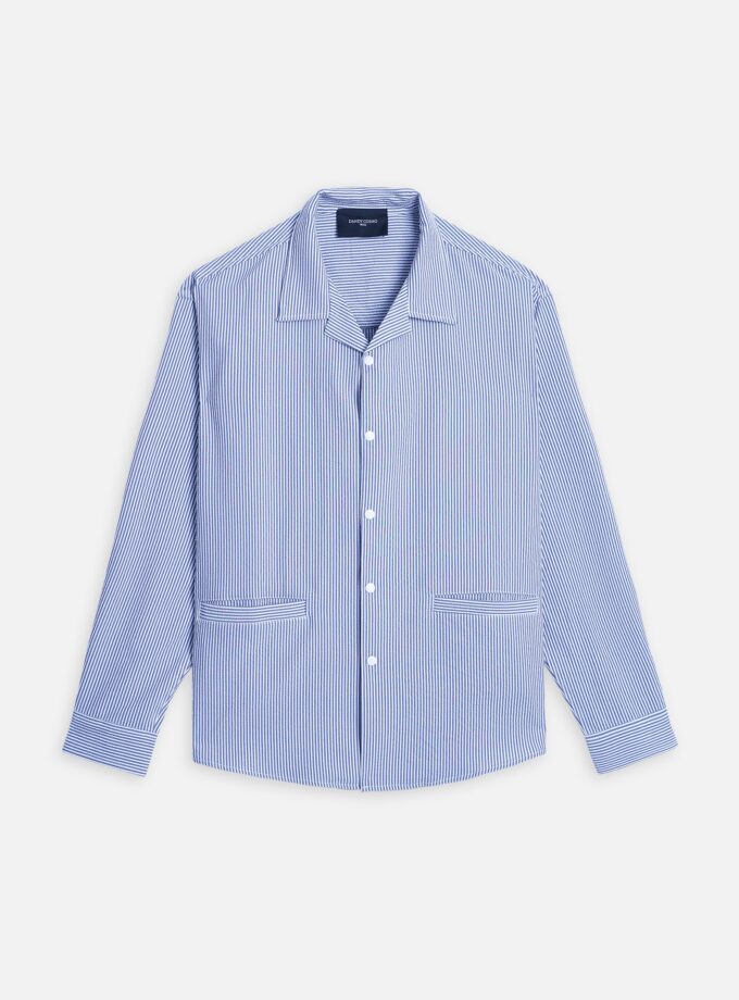 LONG SLEEVE SEERSUCKER