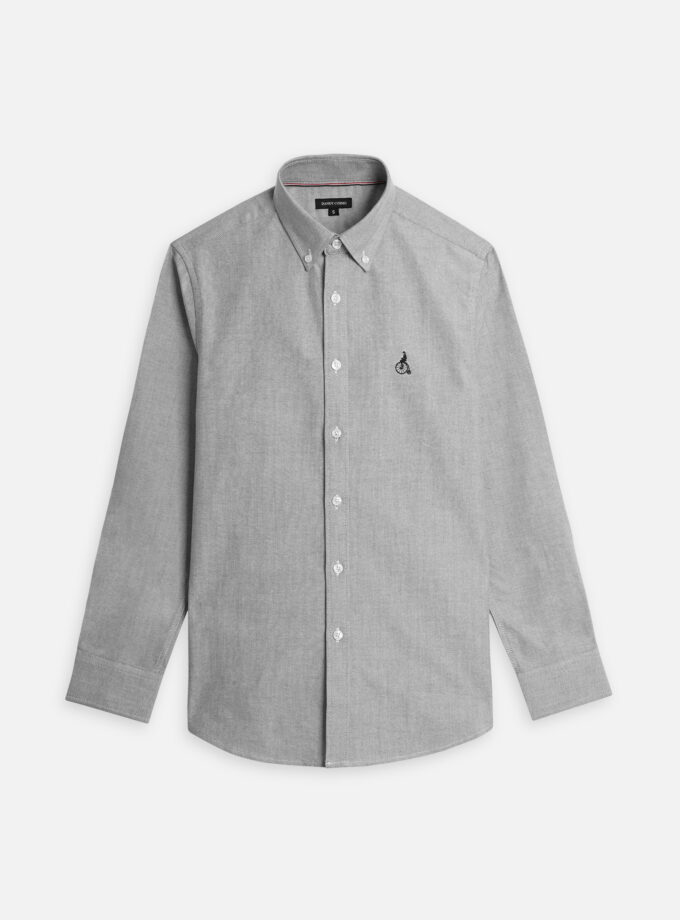 OXFORD SHIRT WITH LOGO